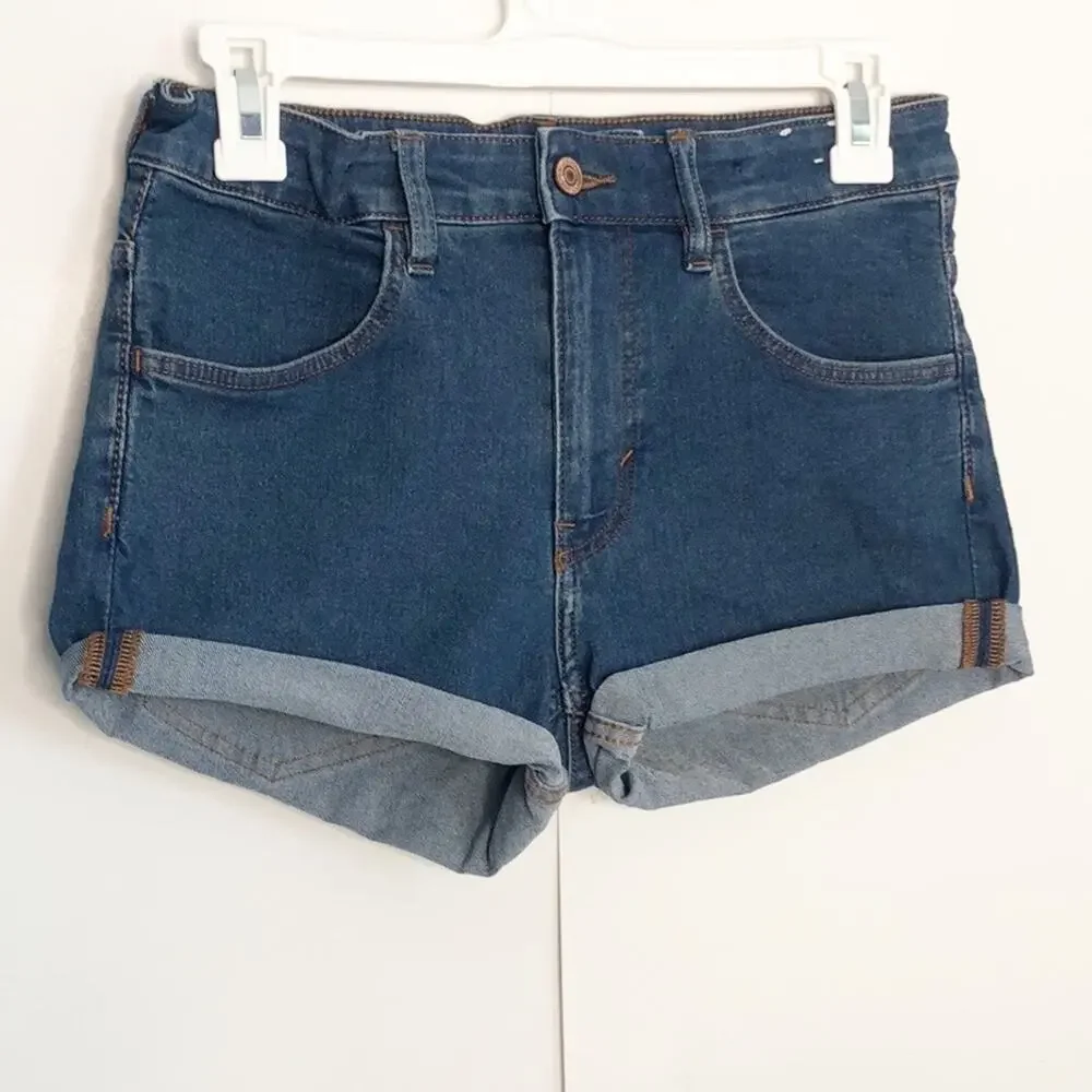 Girls & Denim Skinny Fit Denim Shorts
